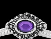 Rhinestone Eye-Purple